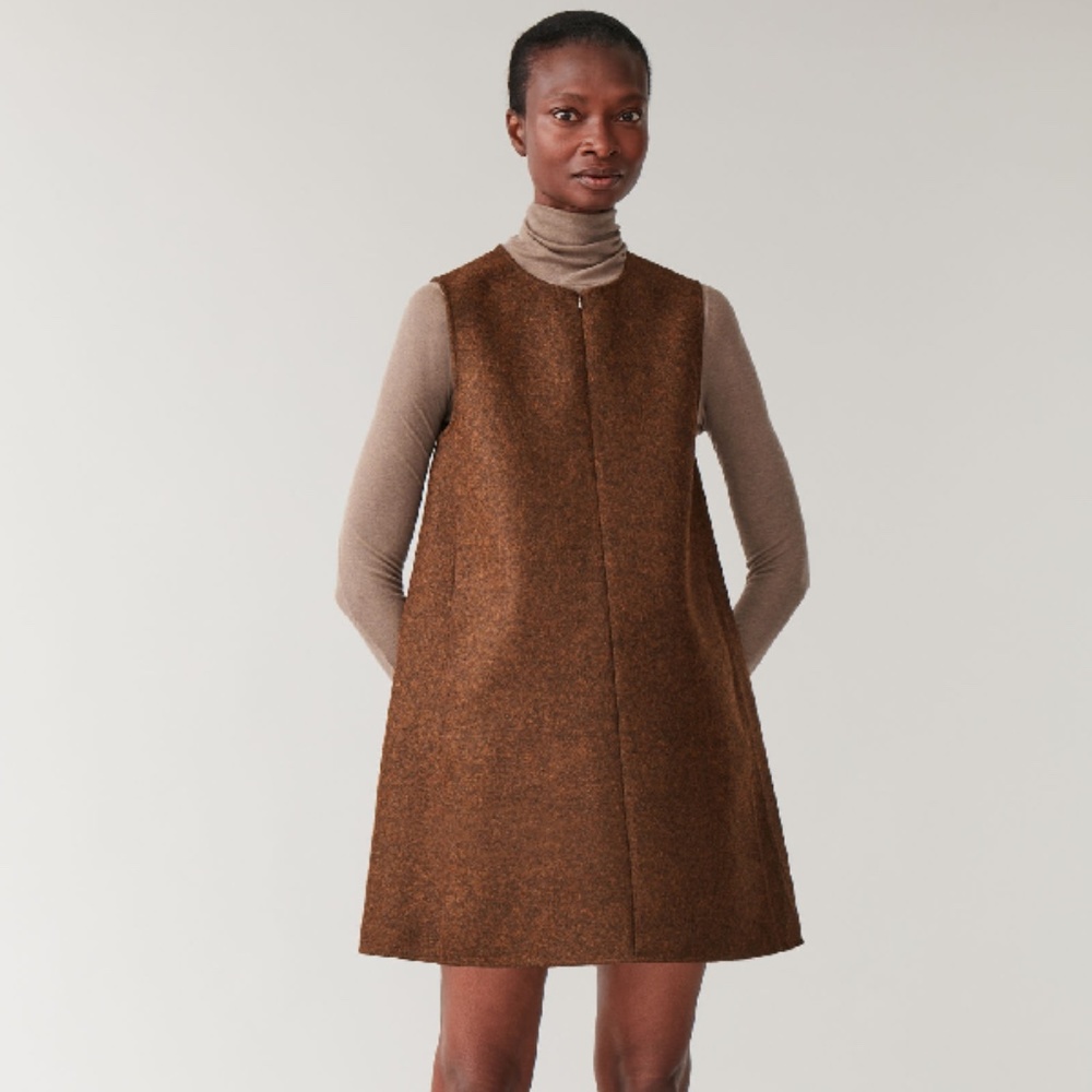 COS | Wool-mix Vest Dress NWOT